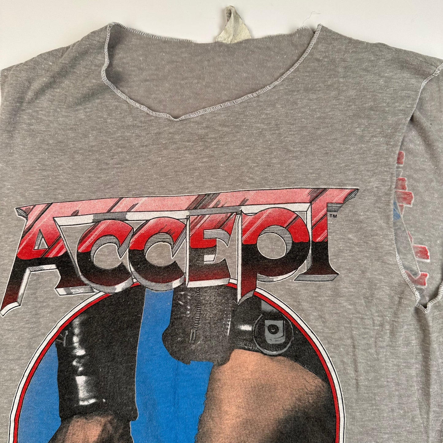 Vintage 1984 Accept Sleeveless Shirt Medium Balls To The Wall