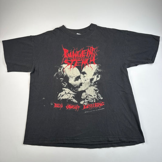 Vintage 1991 Pungent Stench Shirt XL Been Caught Butchering