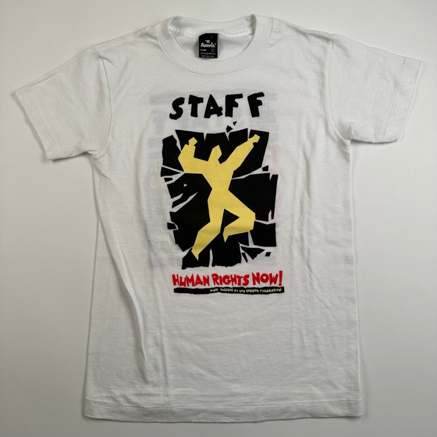 Vintage 1988 Human Rights Now Festival Shirt Small Staff