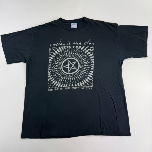 Vintage 90s Today Is The Day Shirt XL Temple Of The Morning Star