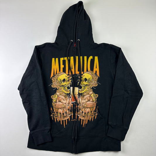 Vintage 2000s Metallica Zip Up Sweatshirt Medium Pushead