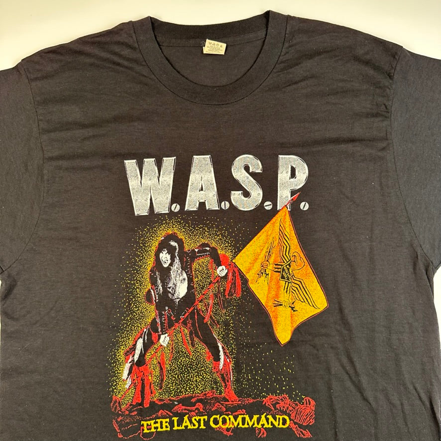 Vintage 80s WASP Shirt XL The Last Command Blind In Texas