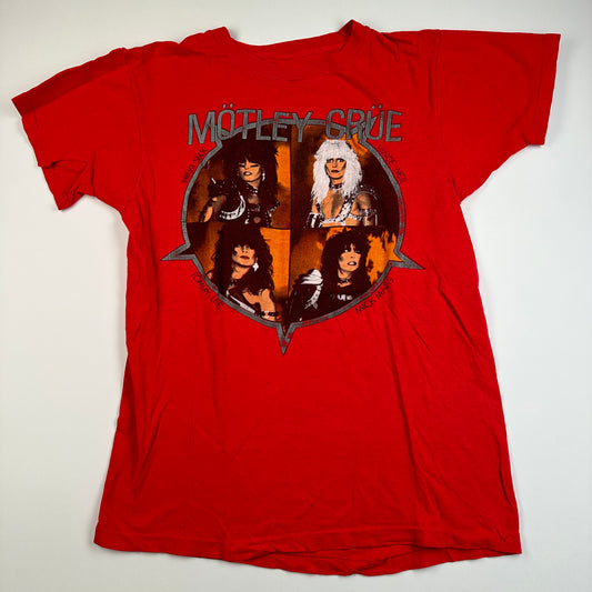 Vintage 1983 Motley Crue Shirt Medium Shout At The Devil 83-84