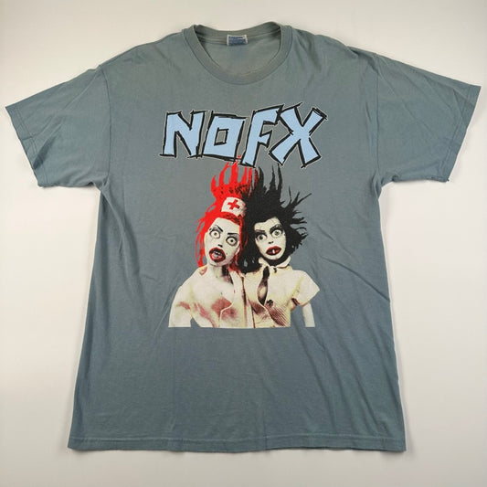 Vintage 90s NOFX Shirt Large Pump Up The Valuum