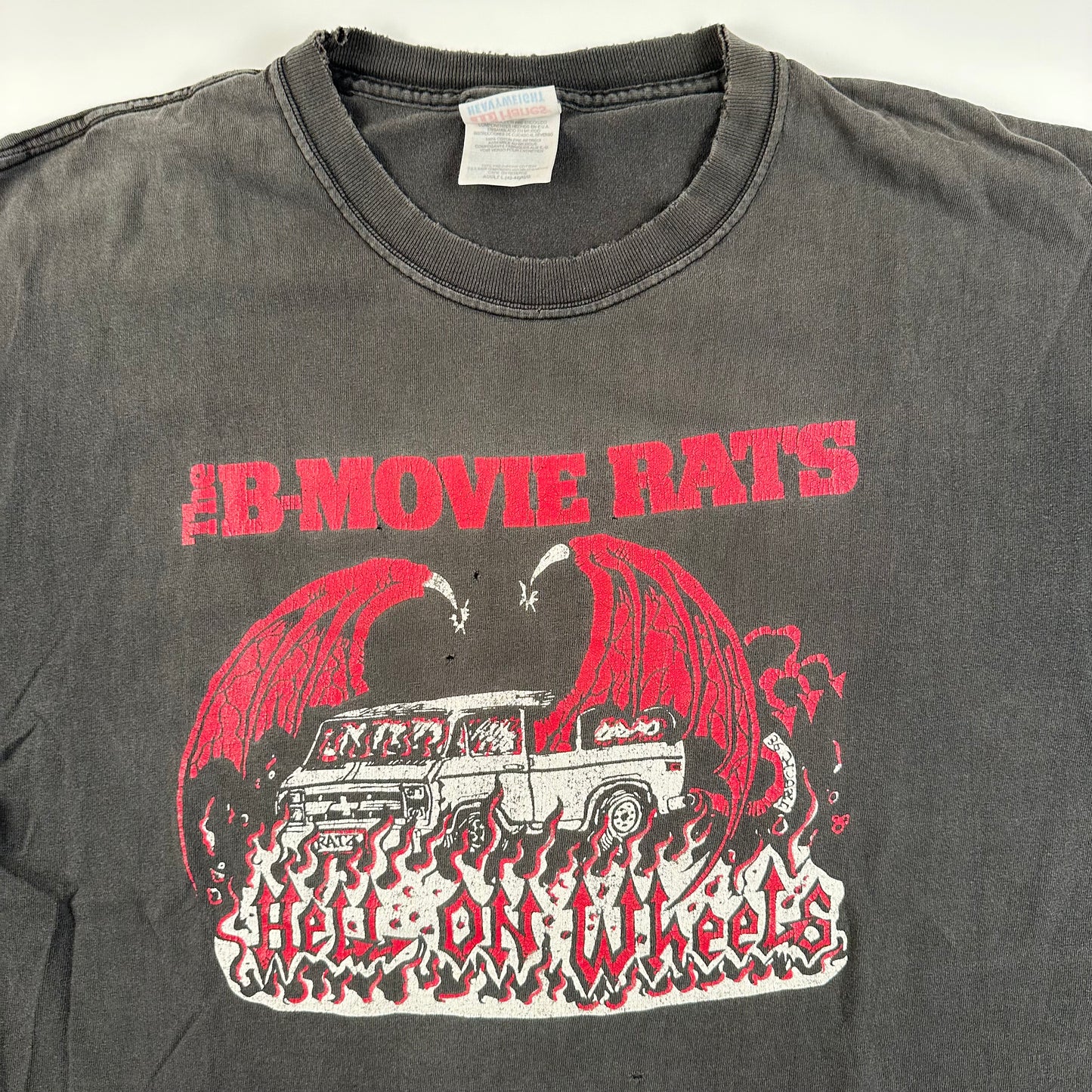 Vintage 90s The B Movie Rats Shirt Large