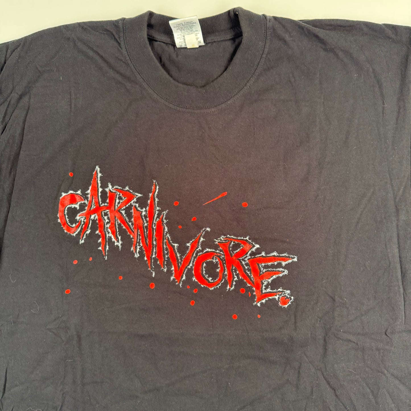 Vintage 90s Carnivore Shirt Large If You Can't Eat It