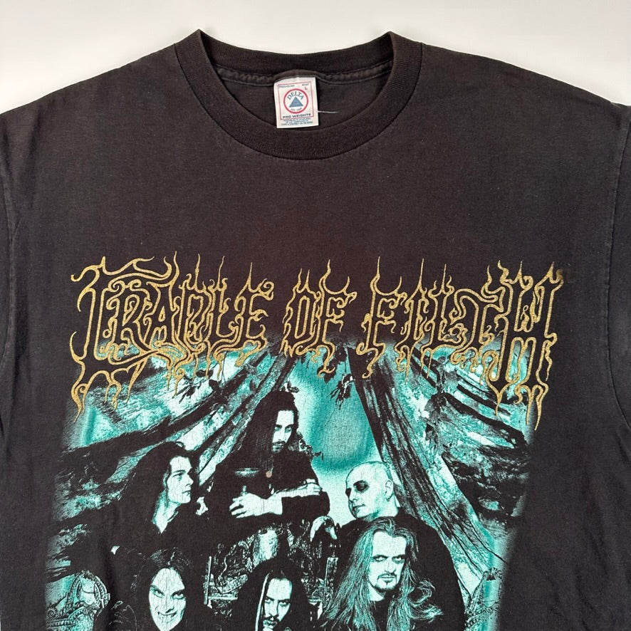 Vintage 1996 Cradle Of Filth Shirt Large Funeral of Carpathia