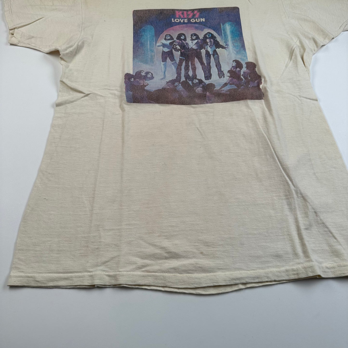 Vintage 70s Kiss Shirt XL Love Gun