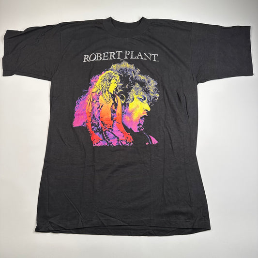 Vintage 1990 Robert Plant Shirt XL Manic Nirvana