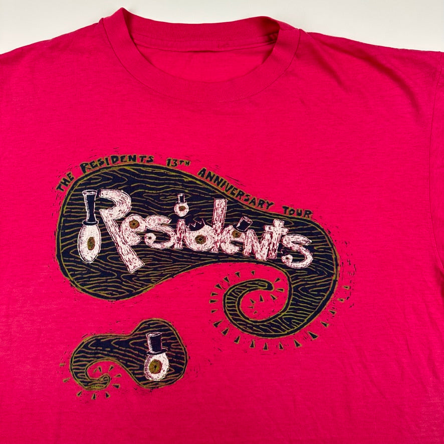 Vintage 80s The Residents Shirt Large 13th Anniversary Tour