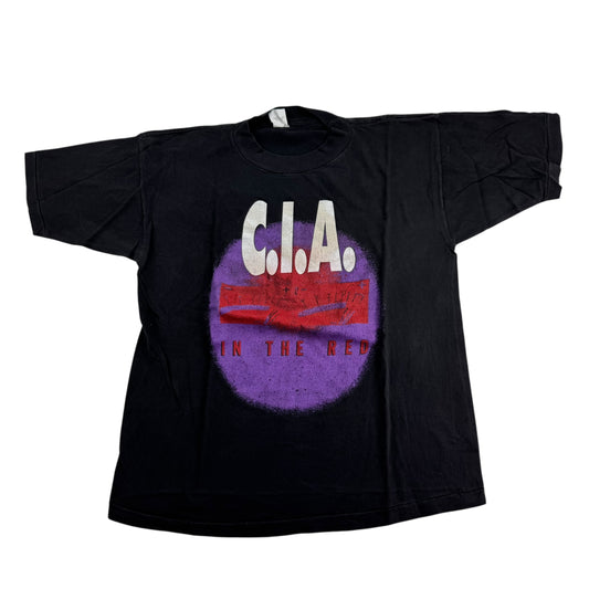 Vintage 1990 C.I.A. Shirt Medium In The Red
