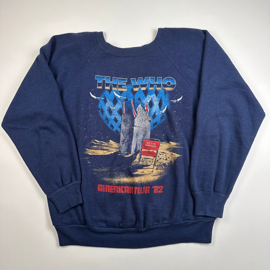 Vintage 1982 The Who Crewneck Sweatshirt Medium