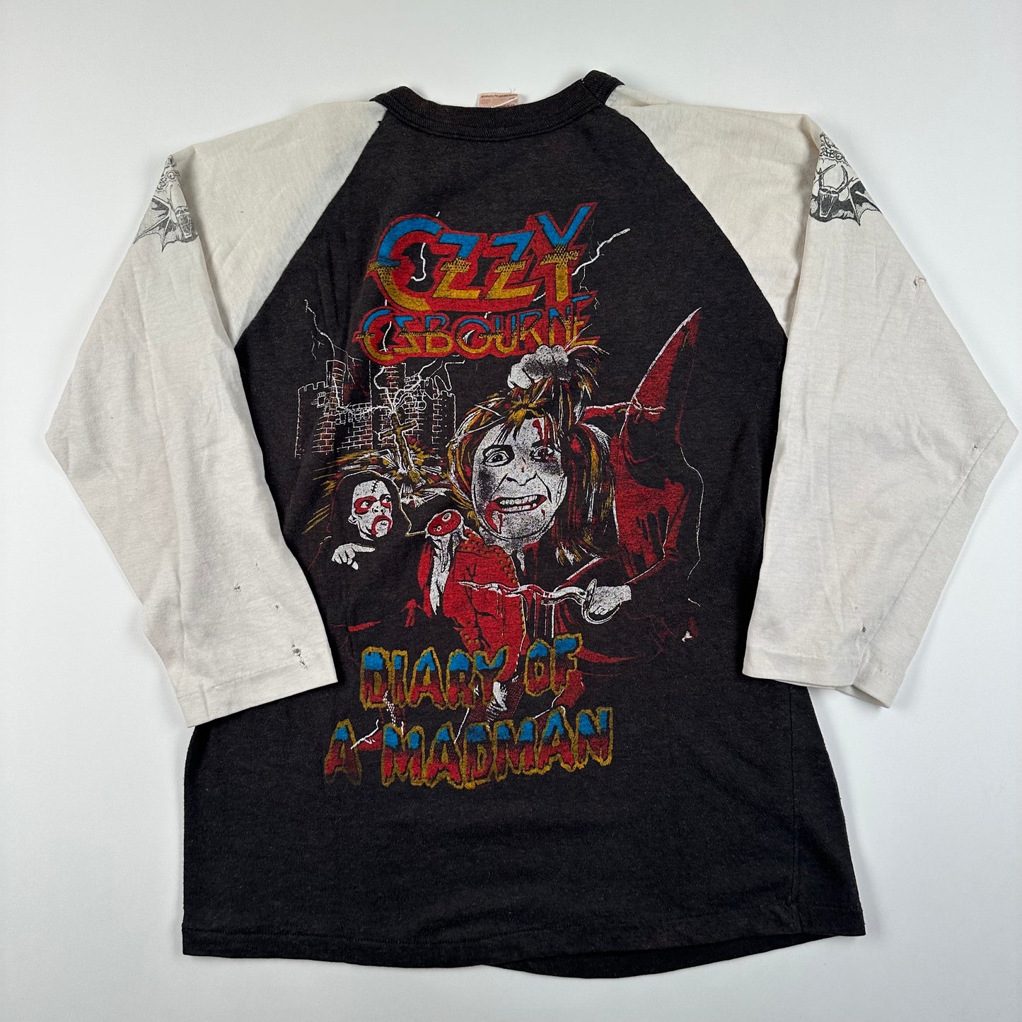 Vintage 80s Ozzy Osbourne Shirt Medium Diary Of A Madman