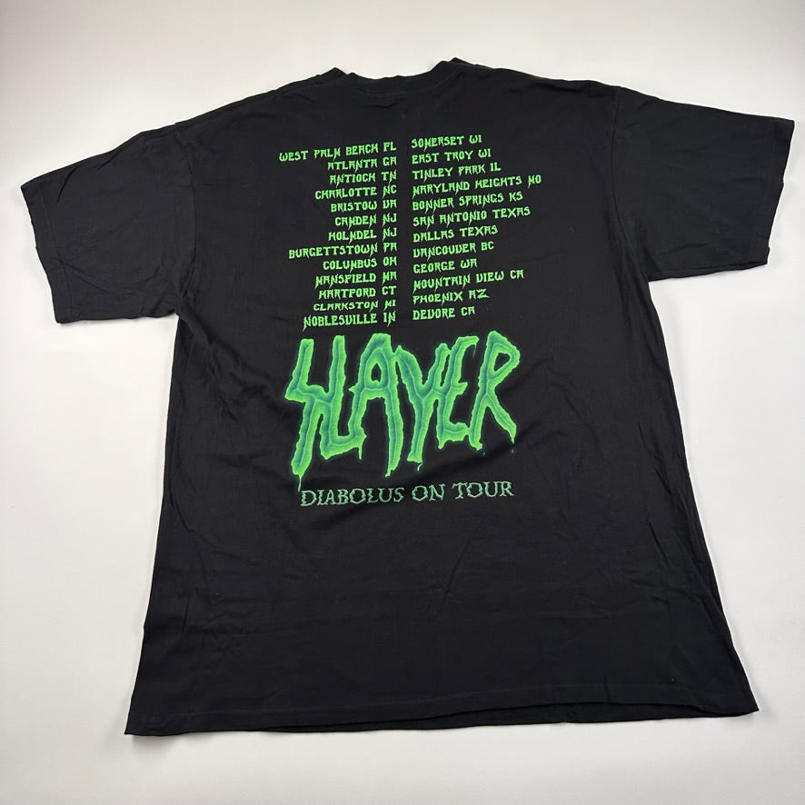 Vintage 1999 Slayer Shirt XL Diabolus On Tour