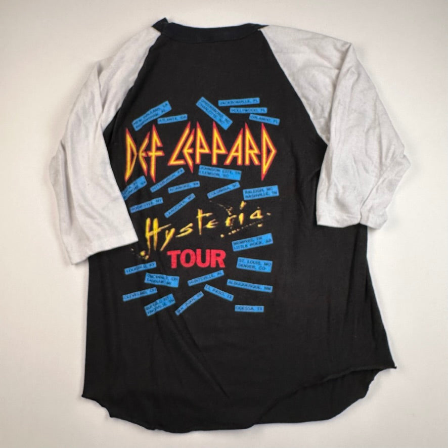 Vintage 1987 Def Leppard Shirt Large Hysteria Tour