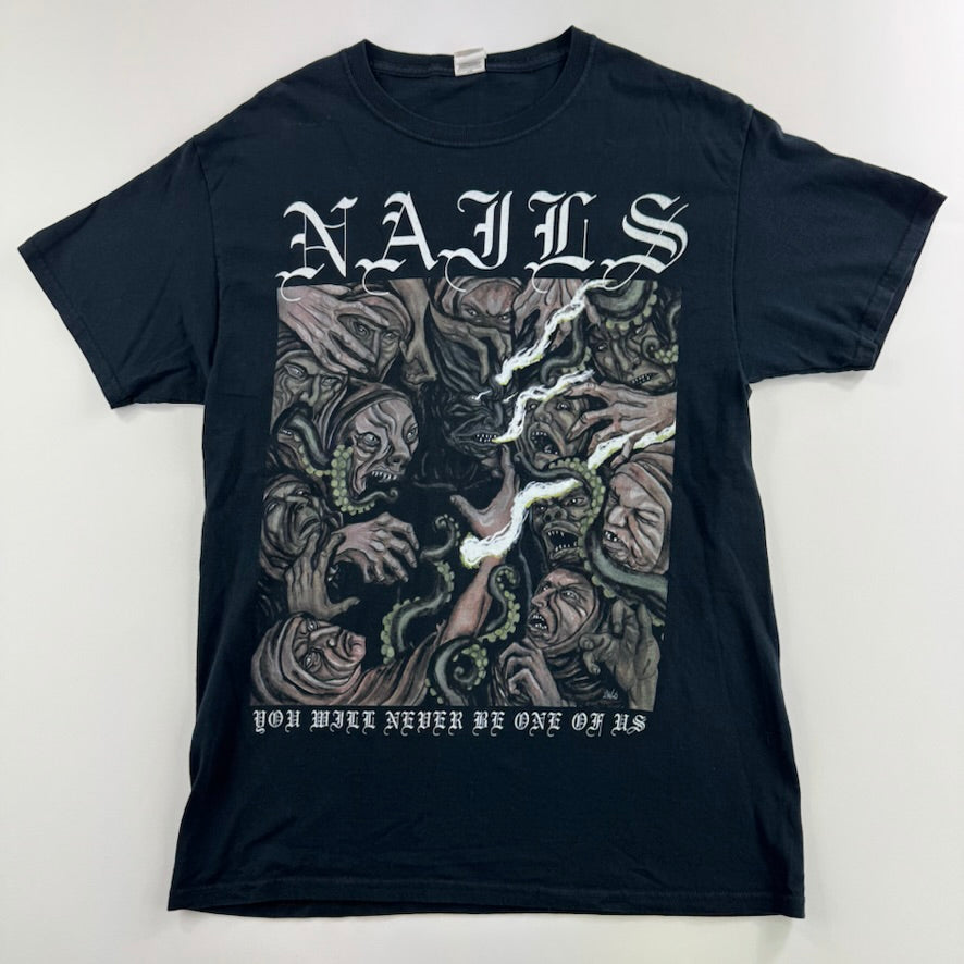 Nails Shirt Medium You Will Never Be One Of Us
