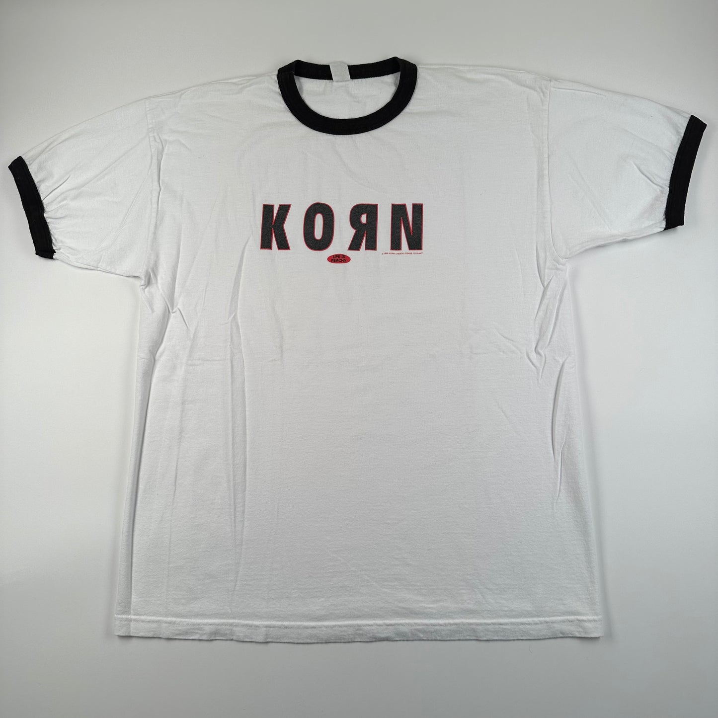 Vintage 1996 Korn Ringer Shirt XL