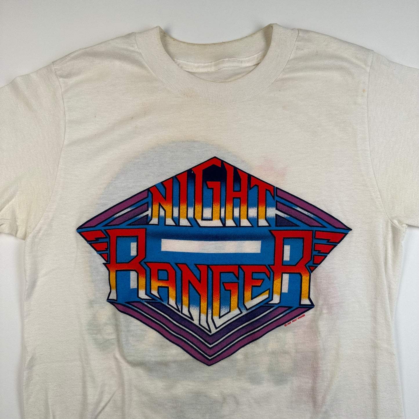 Vintage 1985 Night Ranger Shirt Medium 7 Wishes