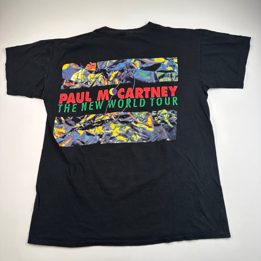 Vintage 1993 Paul Mccartney shirt XL New World Tour