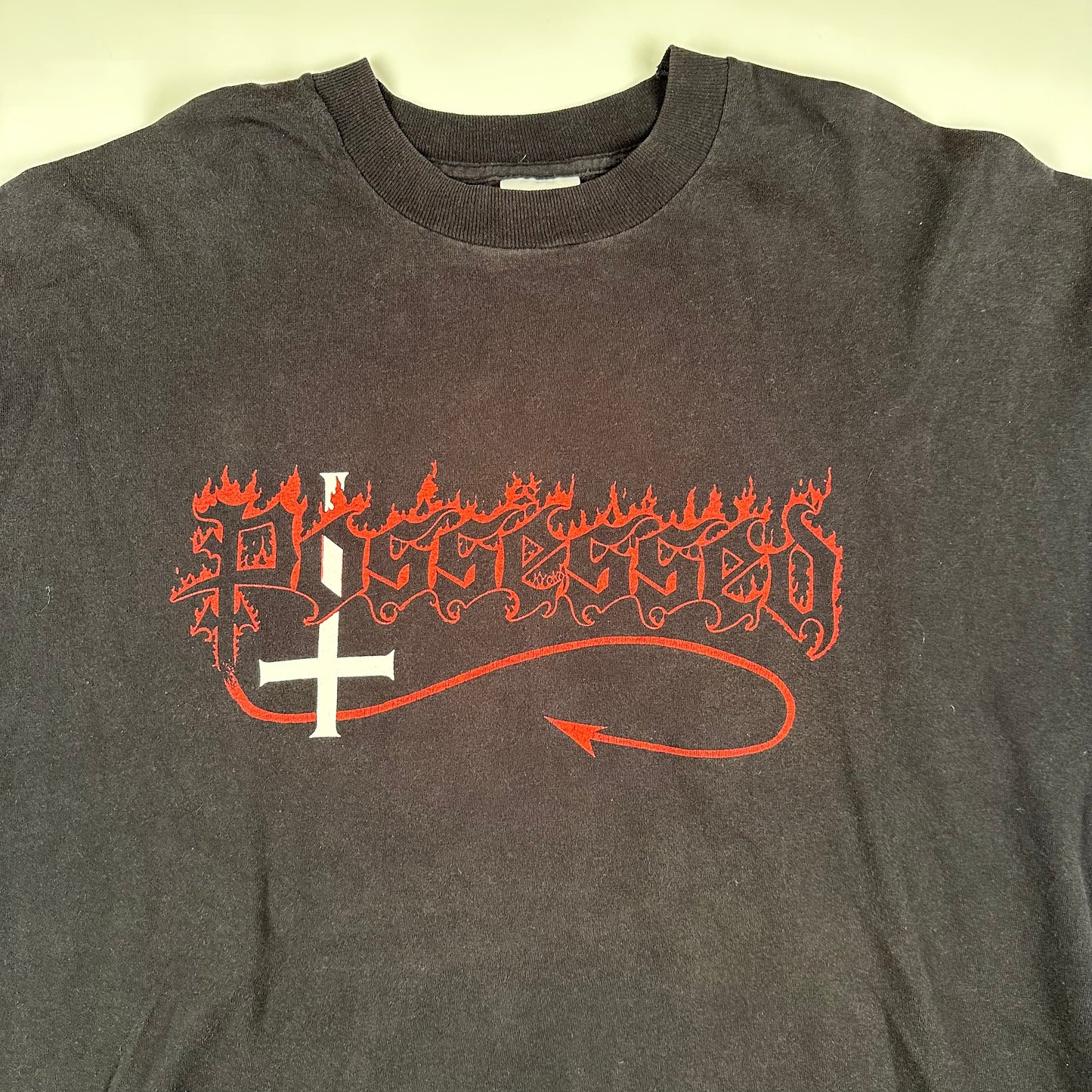 Vintage 90s Possessed Shirt XL Seven Churches