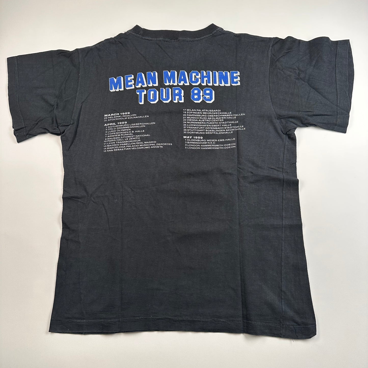 Vintage 1989 U.D.O. Shirt Large Mean Machine