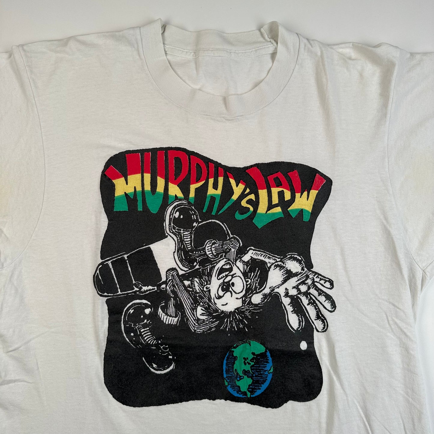 Vintage 80s Murphy's Law Shirt Large