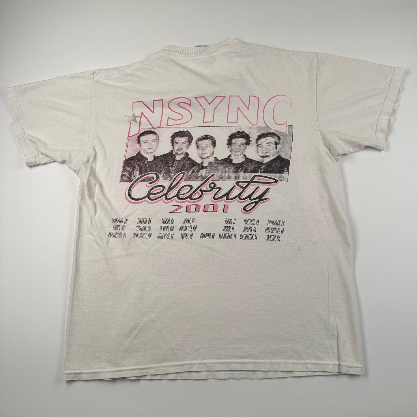 Vintage 2001 Nsync Shirt Medium Celebrity