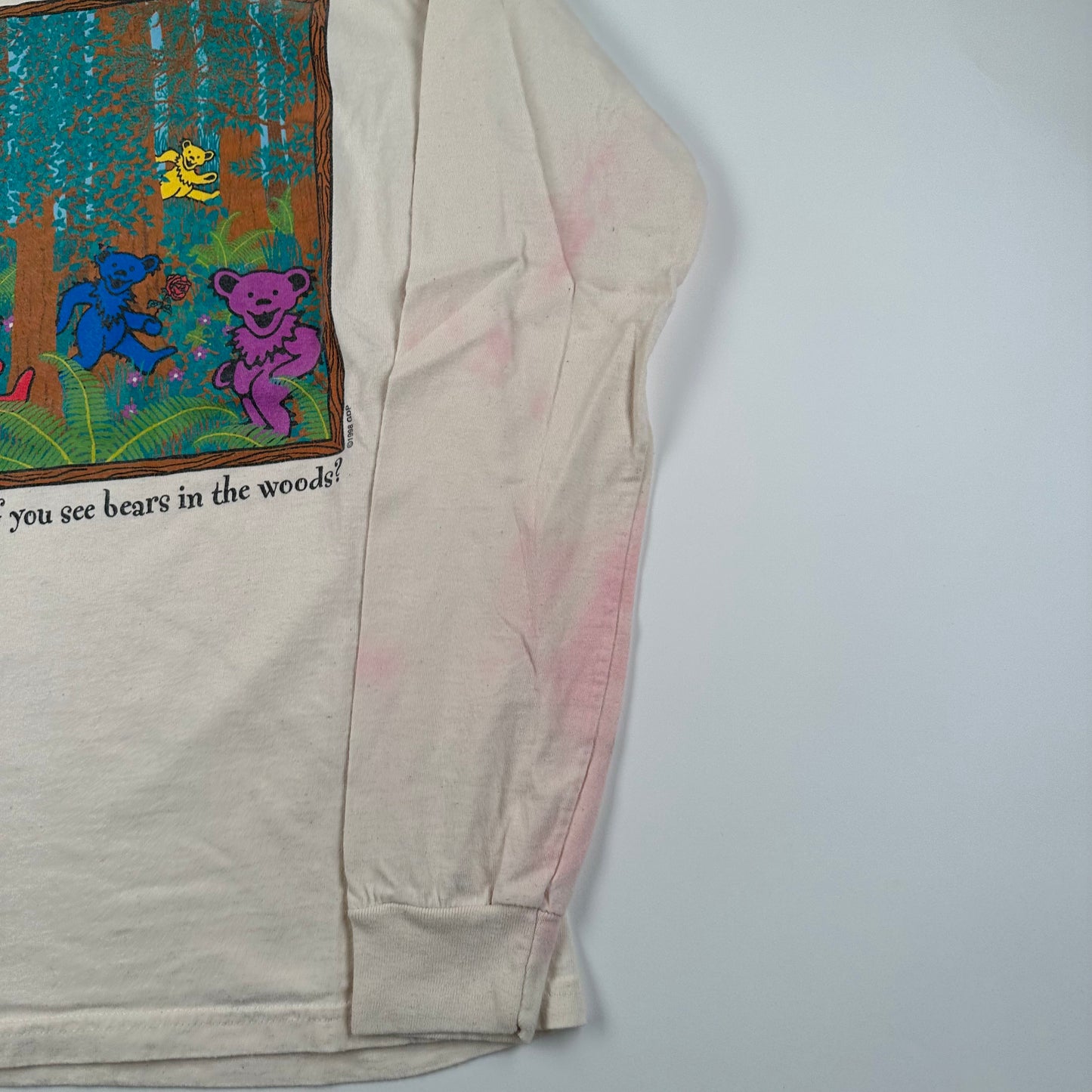 Vintage 1998 Grateful Dead Long Sleeve Shirt Small Play Dead