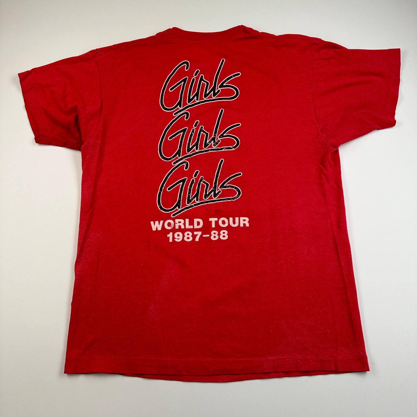 Vintage 1987 Motley Crue Shirt Large Girls Girls Girls 87-88