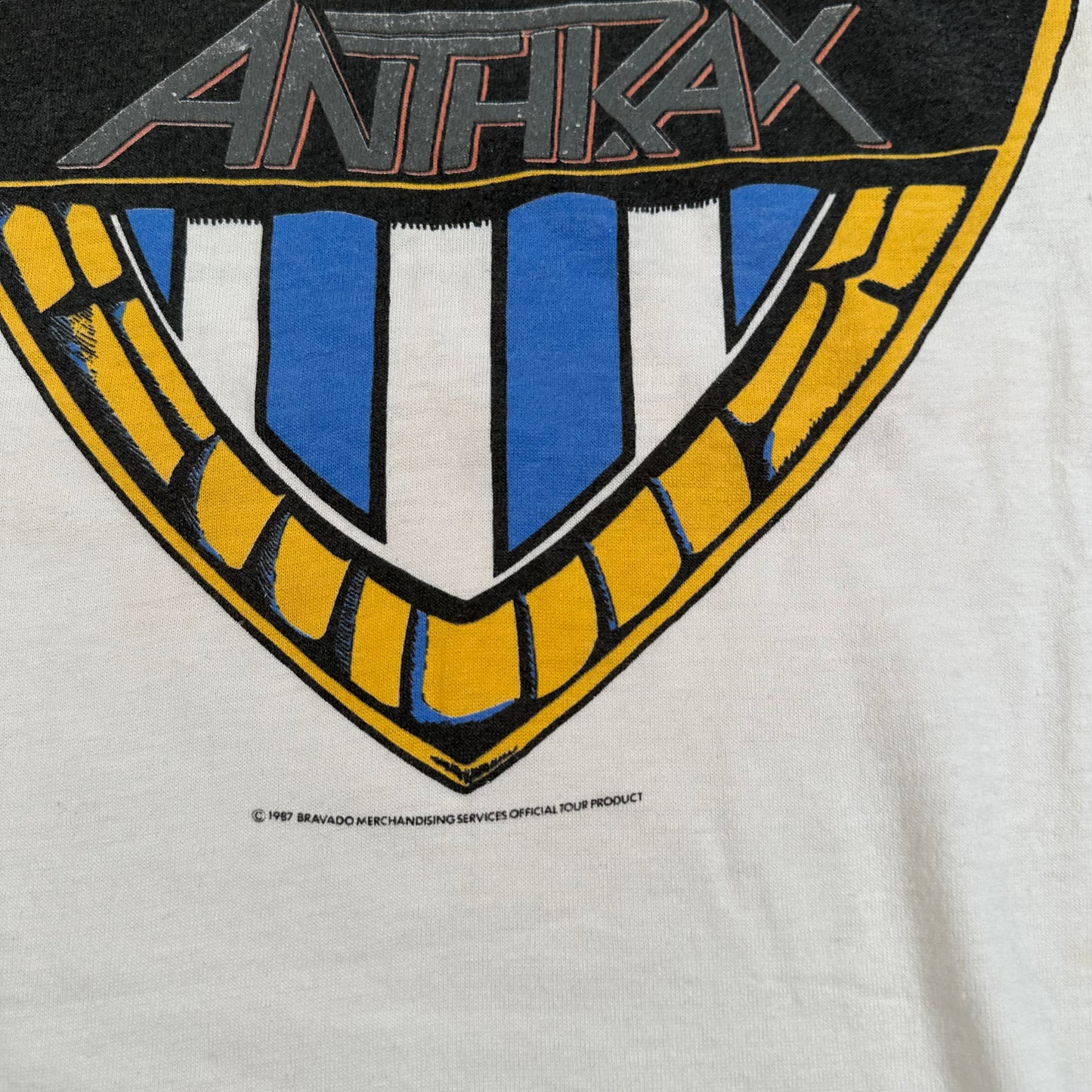 Vintage 1987 Anthrax Shirt Large Among The Living