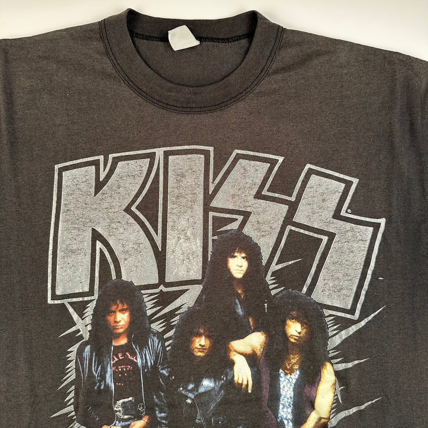 Vintage 1990 Kiss Shirt XL Hot In The Shade