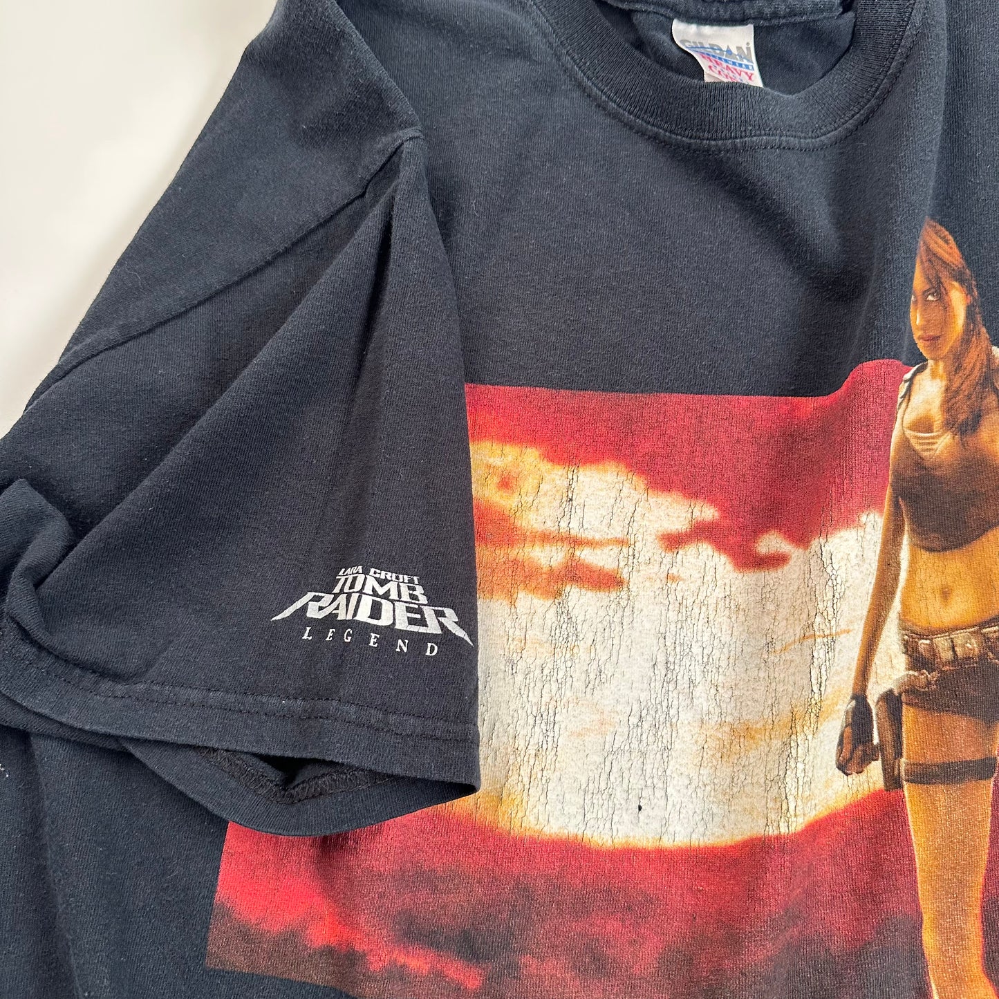 Vintage 2005 Tomb Raider Shirt XL Lara Croft Legend