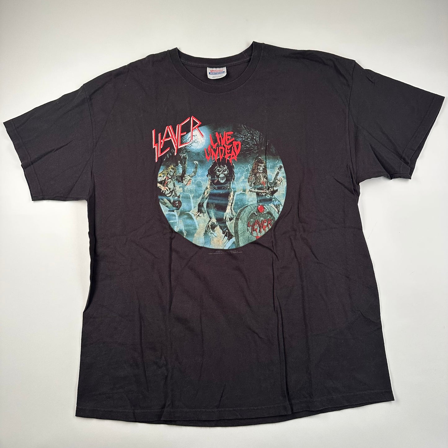 Vintage 2000s Slayer Shirt XL Live Undead