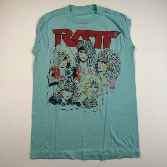 Vintage 1985 Ratt Sleeveless Shirt Medium Invasion Of Your Privacy