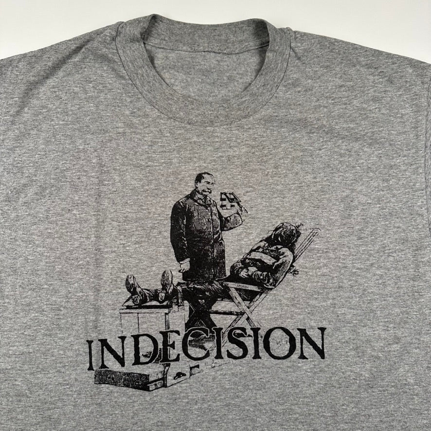 Vintage 90s Indecision Shirt Large We Live By Desperate Means