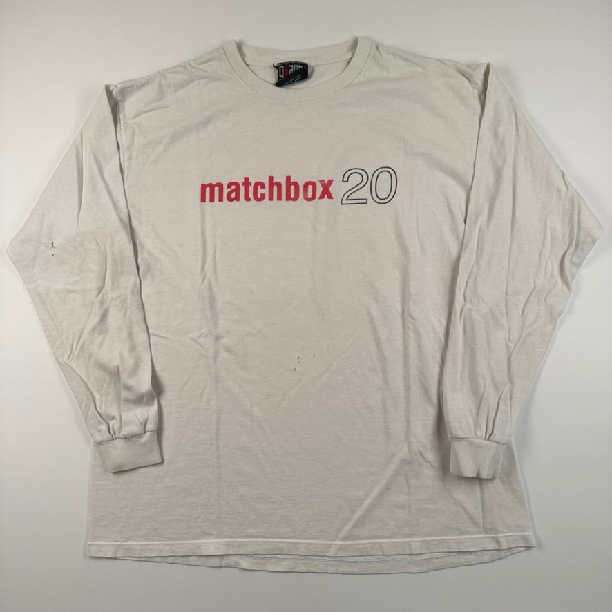 Vintage 90s Matchbox 20 Long Sleeve Shirt Large