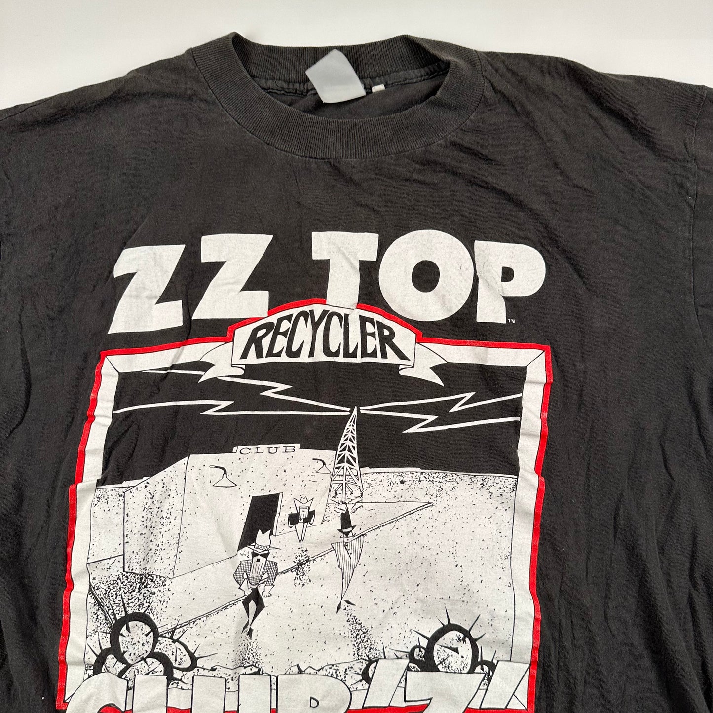 Vintage 1991 ZZ Top Shirt XL Club Z Recycler