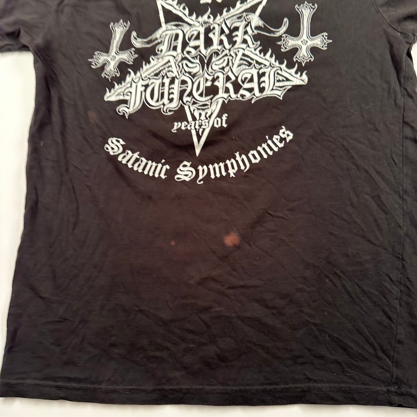 Vintage 2000s Dark Funeral Shirt Medium 20 Years Satanic Symphonies