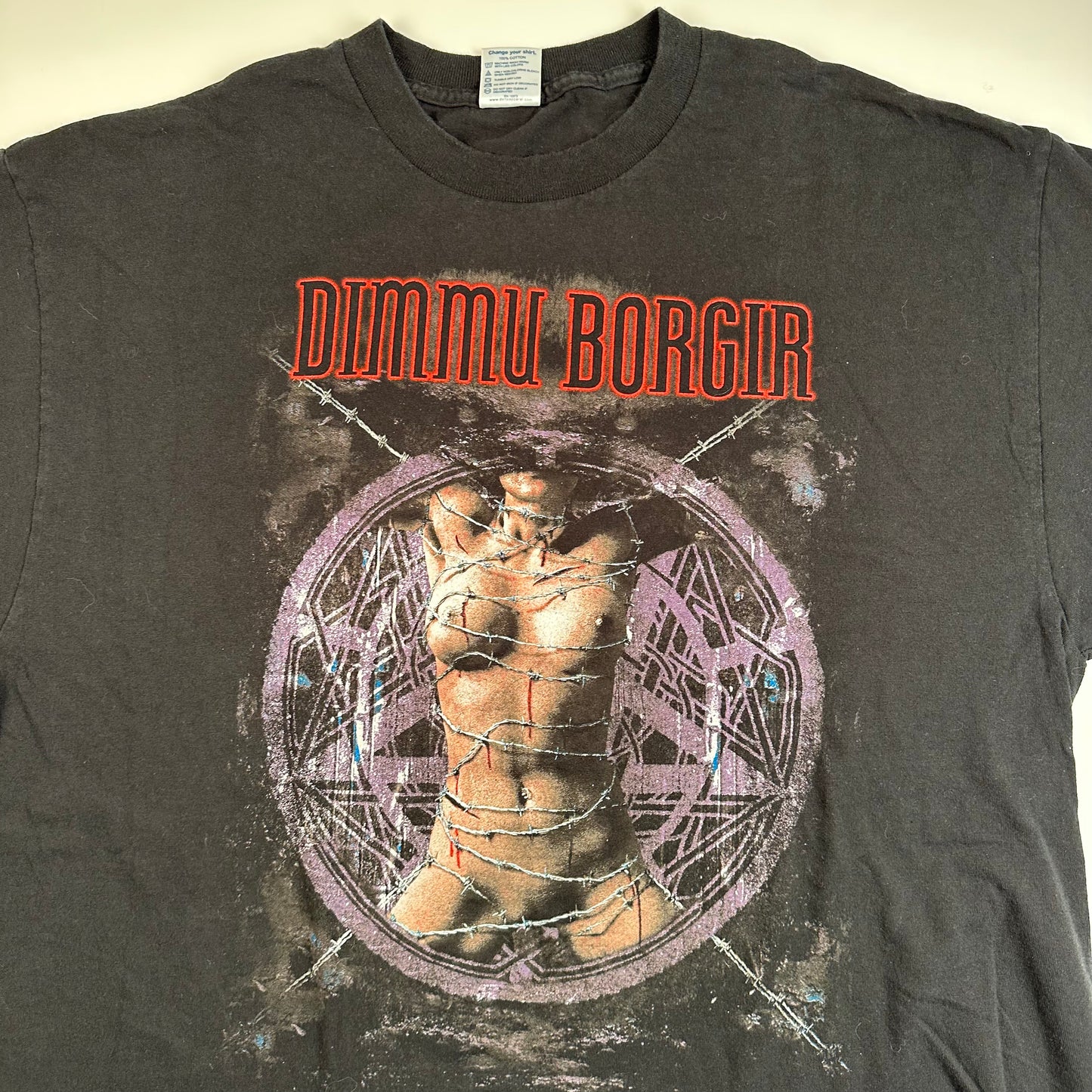 Vintage 2001 Dimmu Borgir Shirt XL Misanthropy