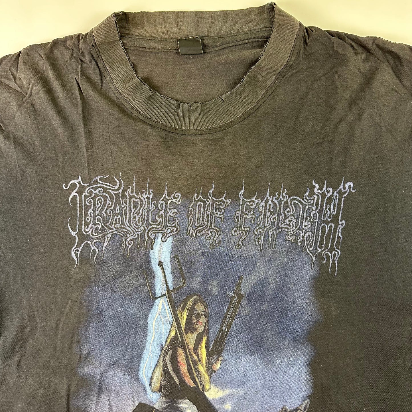 Vintage 90s Cradle Of Filth Shirt XL Grave Britannic Majesty