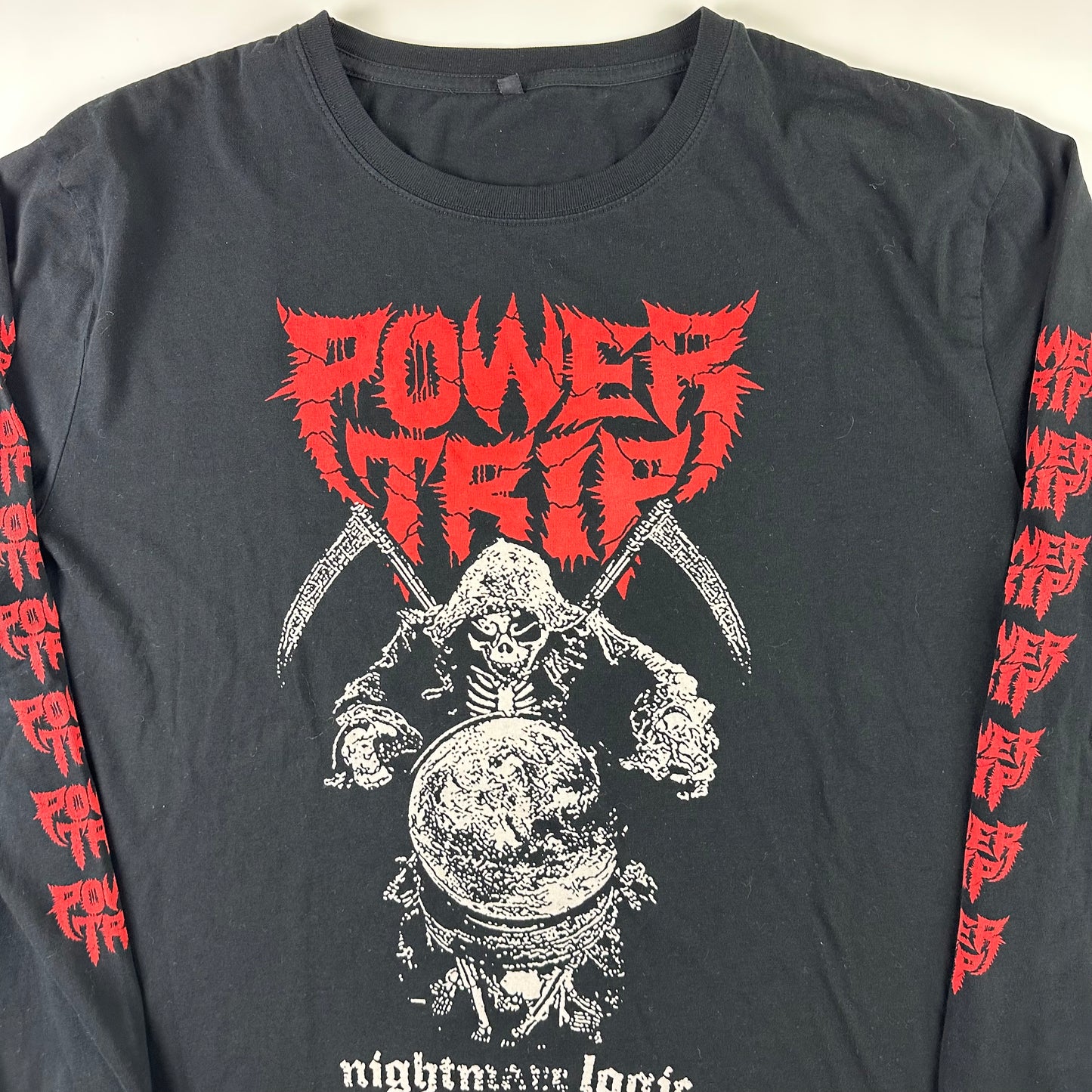 Power Trip Long Sleeve Shirt XXL Nightmare Logic