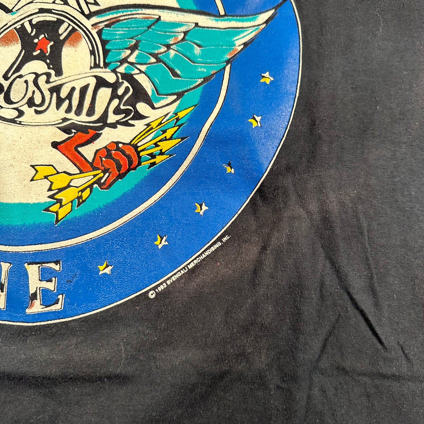 Vintage 1993 Aerosmith Shirt Large Aero Force One