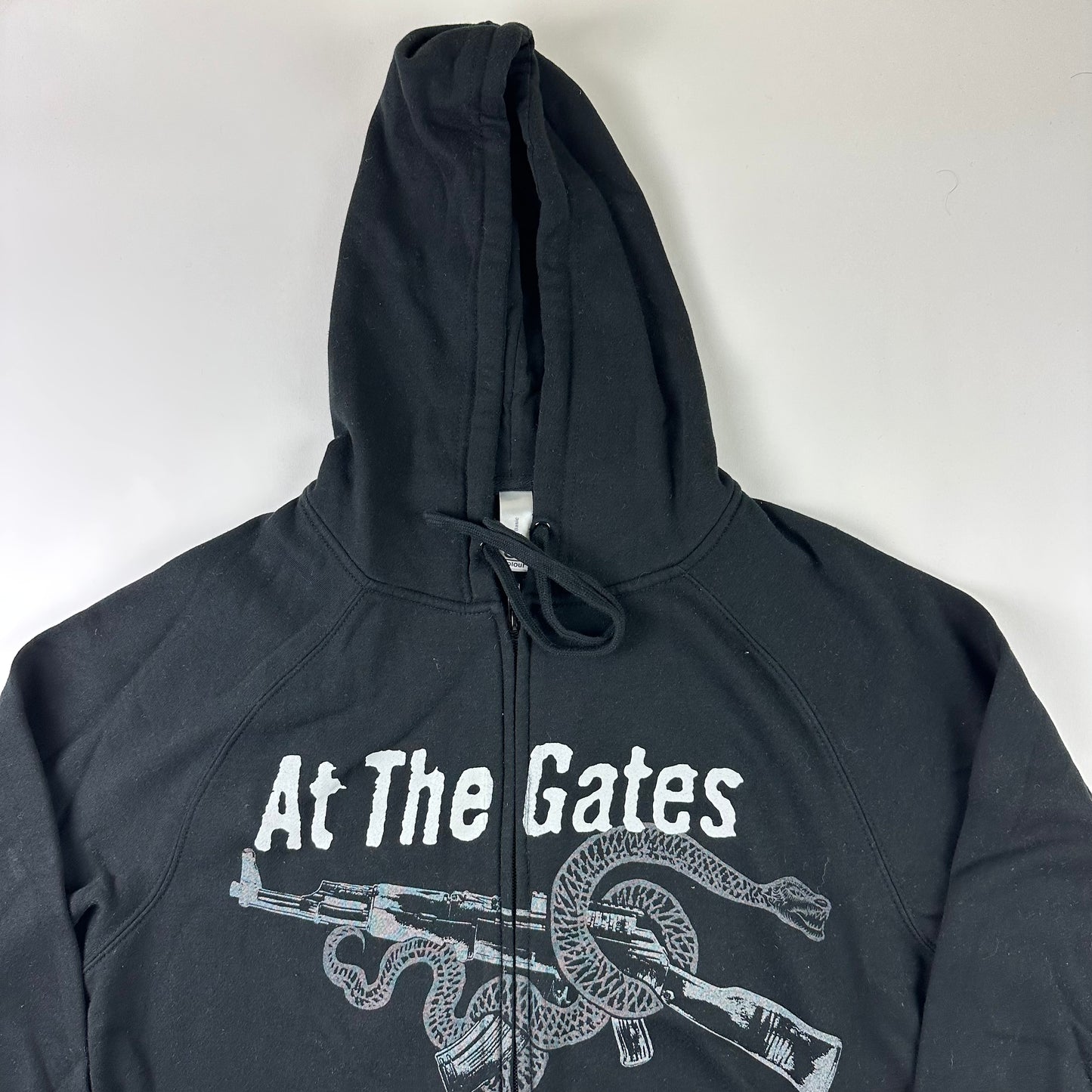 Vintage 2000s At The Gates Zip Up Sweatshirt Large