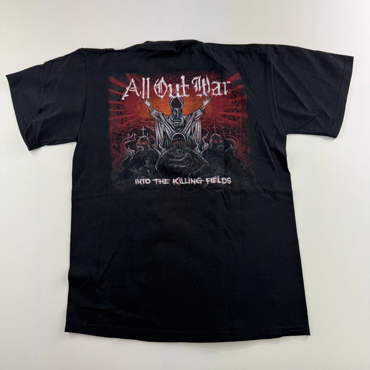 2000s All Out War Shirt Medium Killing Fields