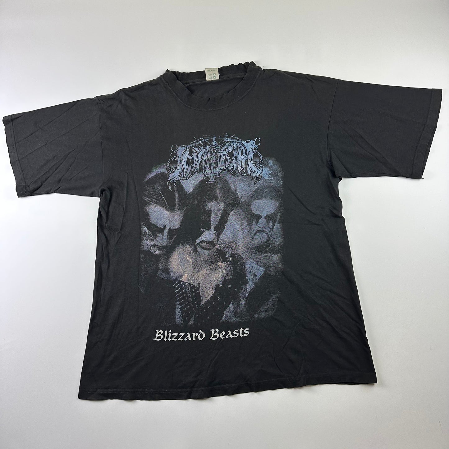 Vintage 90s Immortal Shirt XL Blizzard Beasts