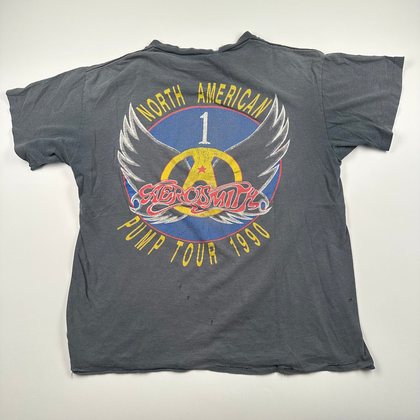 Vintage 1990 Aerosmith Shirt Large Pump