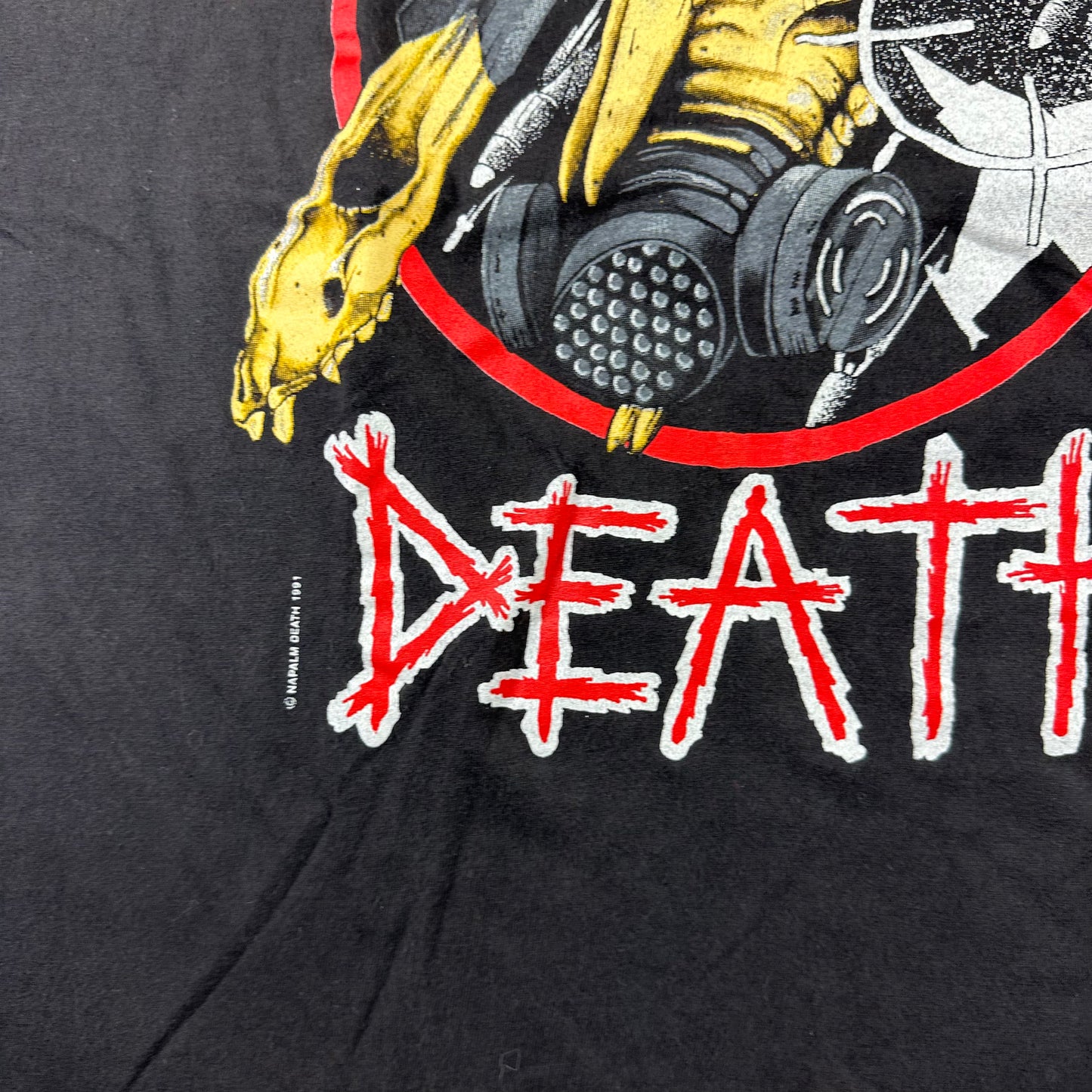 Vintage 1991 Napalm Death Shirt Large