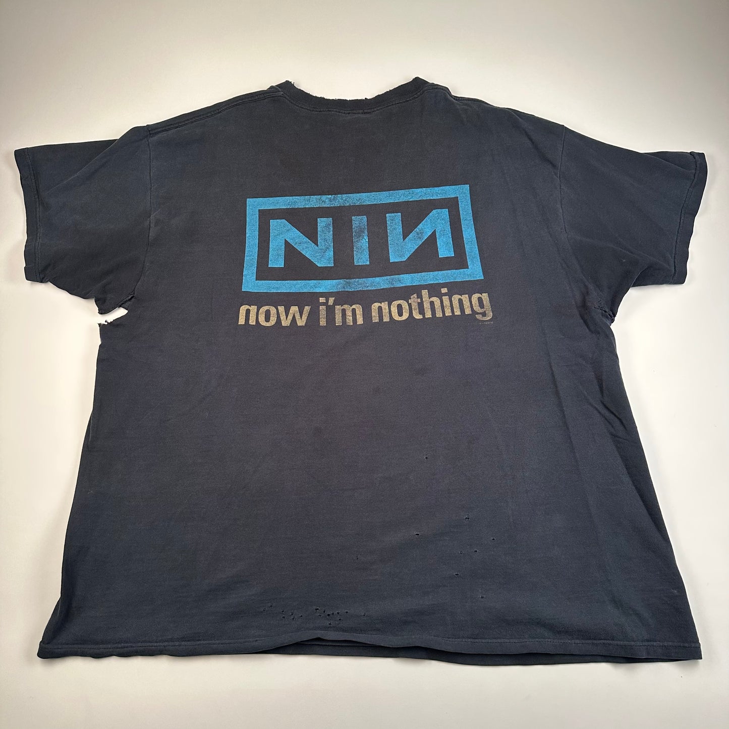 Vintage 90s Nine Inch Nails Shirt XXL Now I'm Nothing