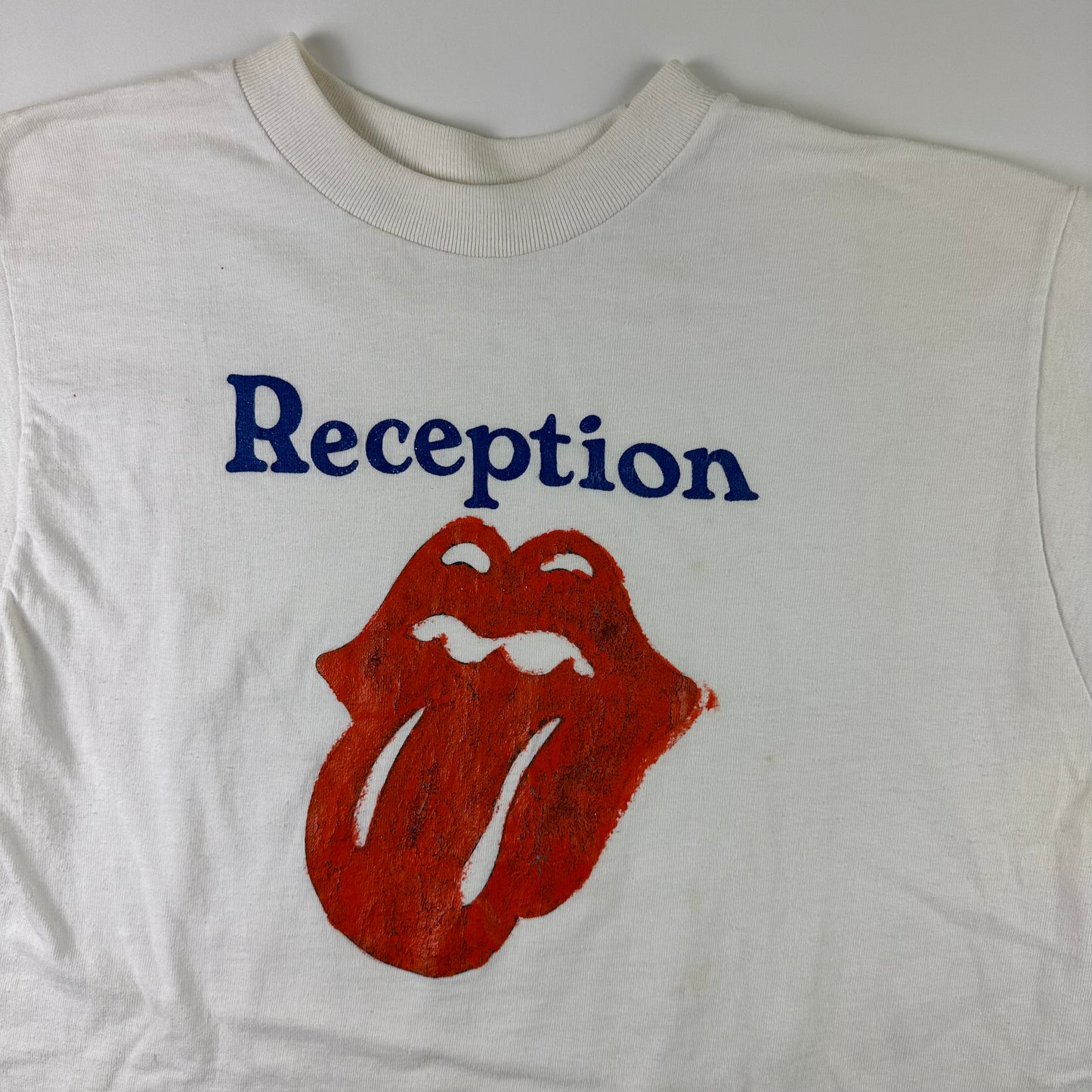 Vintage 70s Rolling Stones Reception Shirt Medium