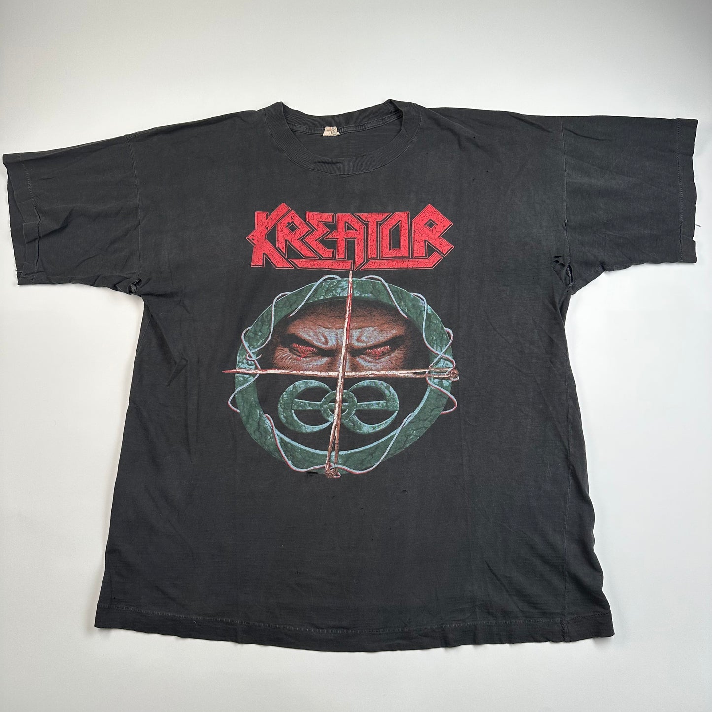 Vintage 1990 Kreator Shirt Large Torture Over Europe